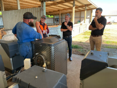 Steve Fissenden, Paul Whiting , Daniel Magill und Nick Crosswell