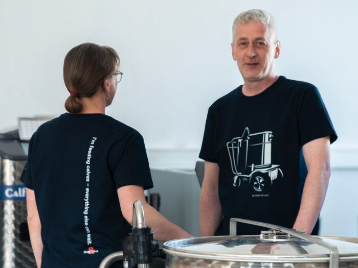 Blaues Jubiläums T-Shirt